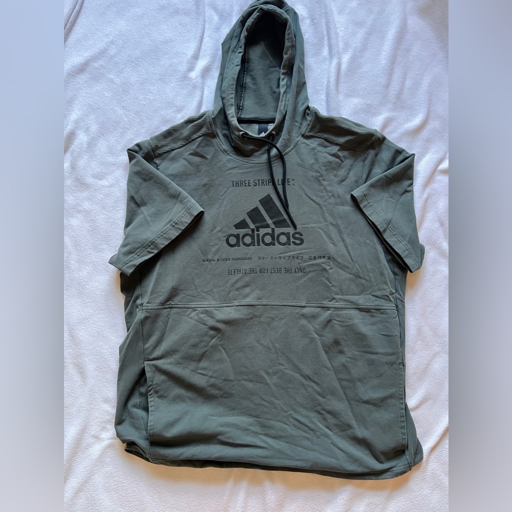 Adidas Men’s Post Game short sleeve hoodie